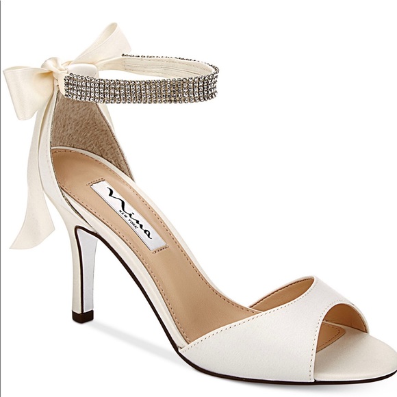 Nina Bridal Heels Size 11 - Picture 1 of 3